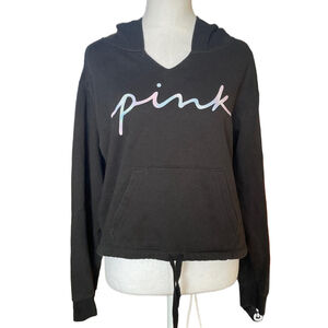 PINK Victoria's Secret Women's Black Hoodie